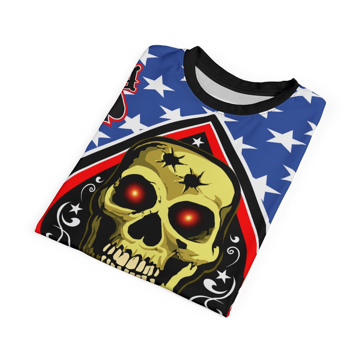 American Custom Engines ACE Americana Cut - Special Lumina Green  Ace of Spades Death Card High visibility Graphics