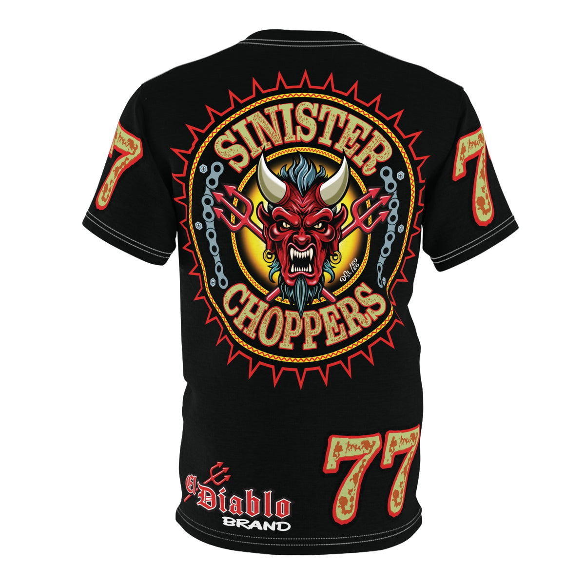 Sinister Choppers BLACKSTAR SPECIAL SUPER T— Ride Cool Look Cool in our Best Super Tee
