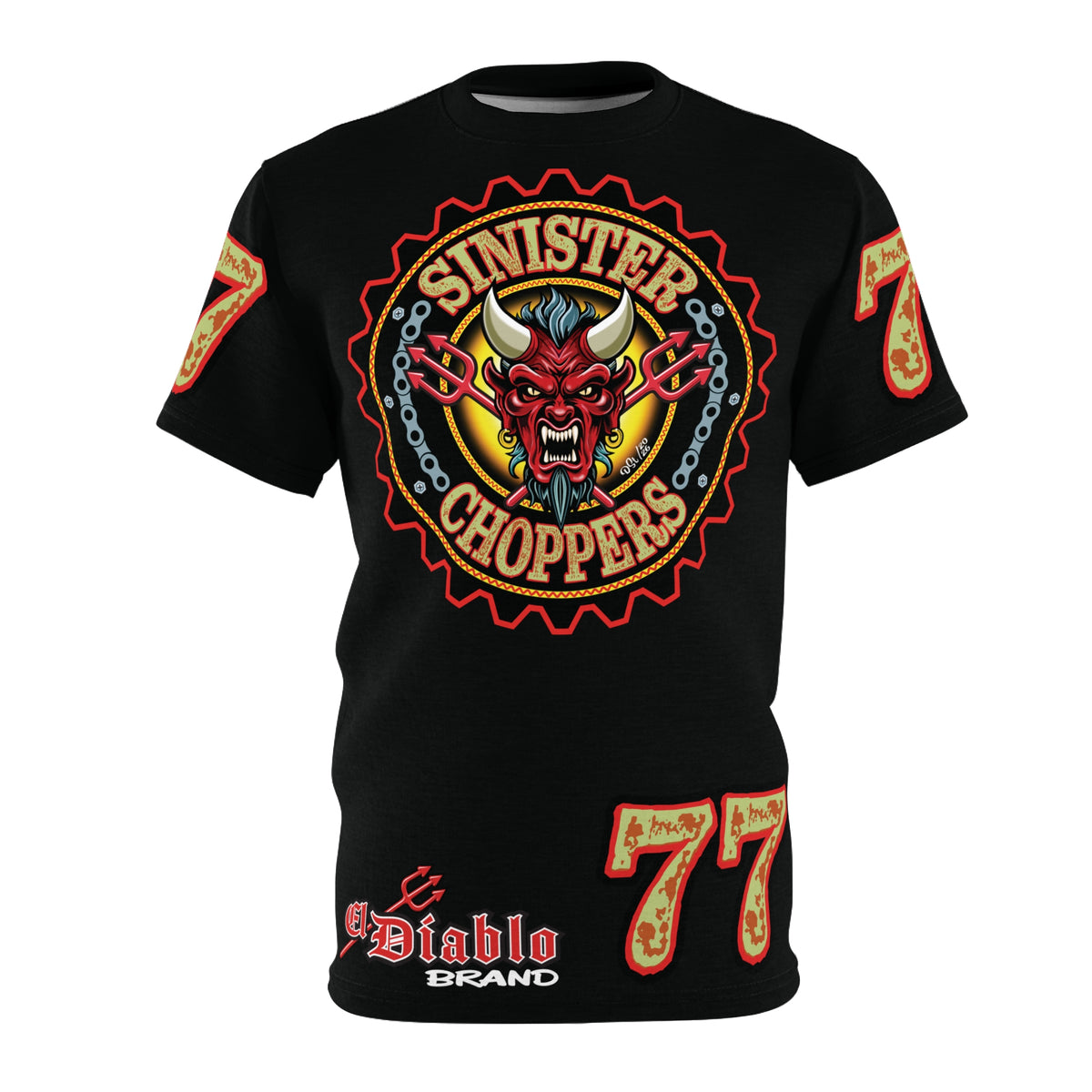 Sinister Choppers BLACKGEAR SPECIAL SUPER T— Ride Cool, Look Cool in our Best Super Tee