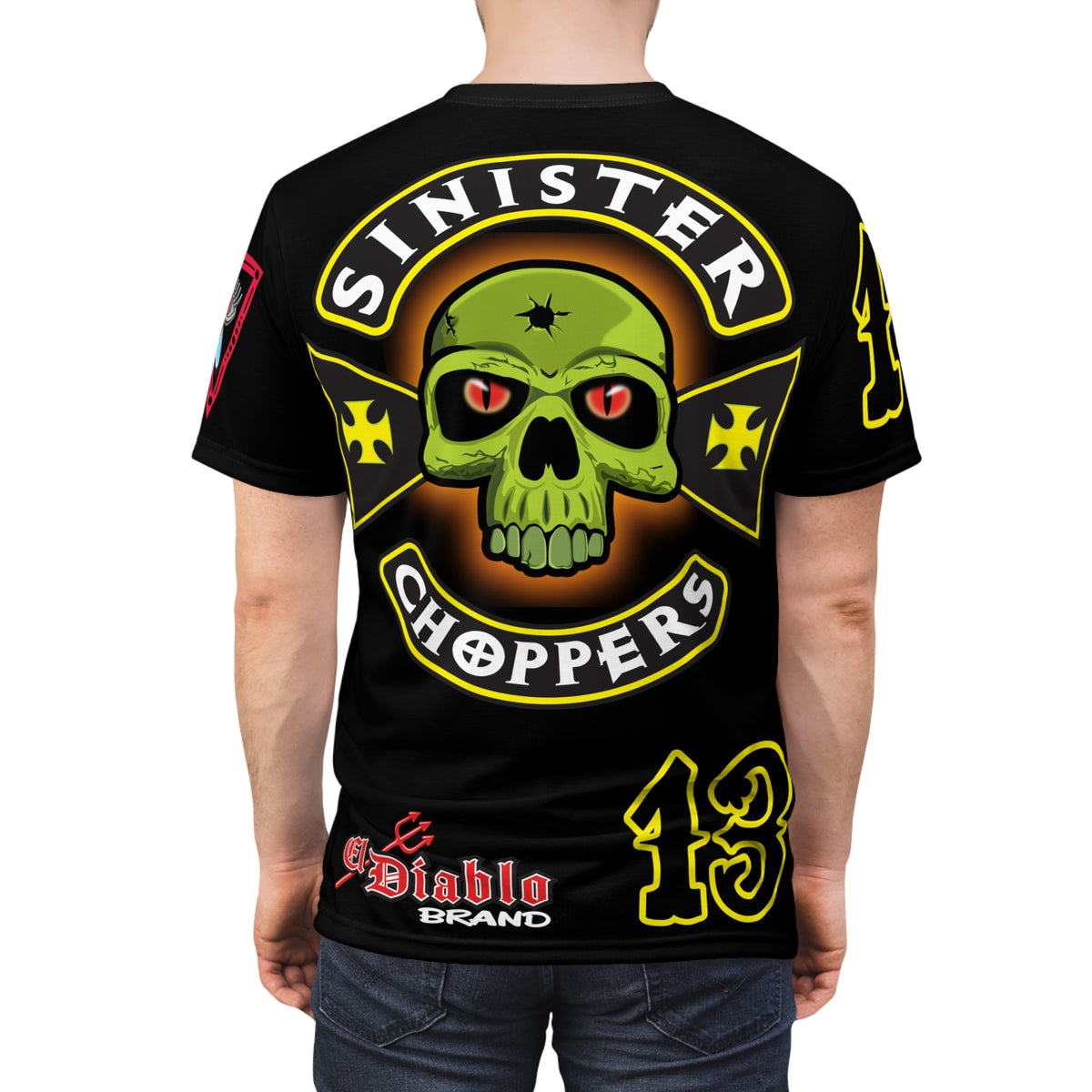 SRT Sinister Choppers  Super Riding Tee - Clean, Beautiful, Design - Outrageous Biker Gear