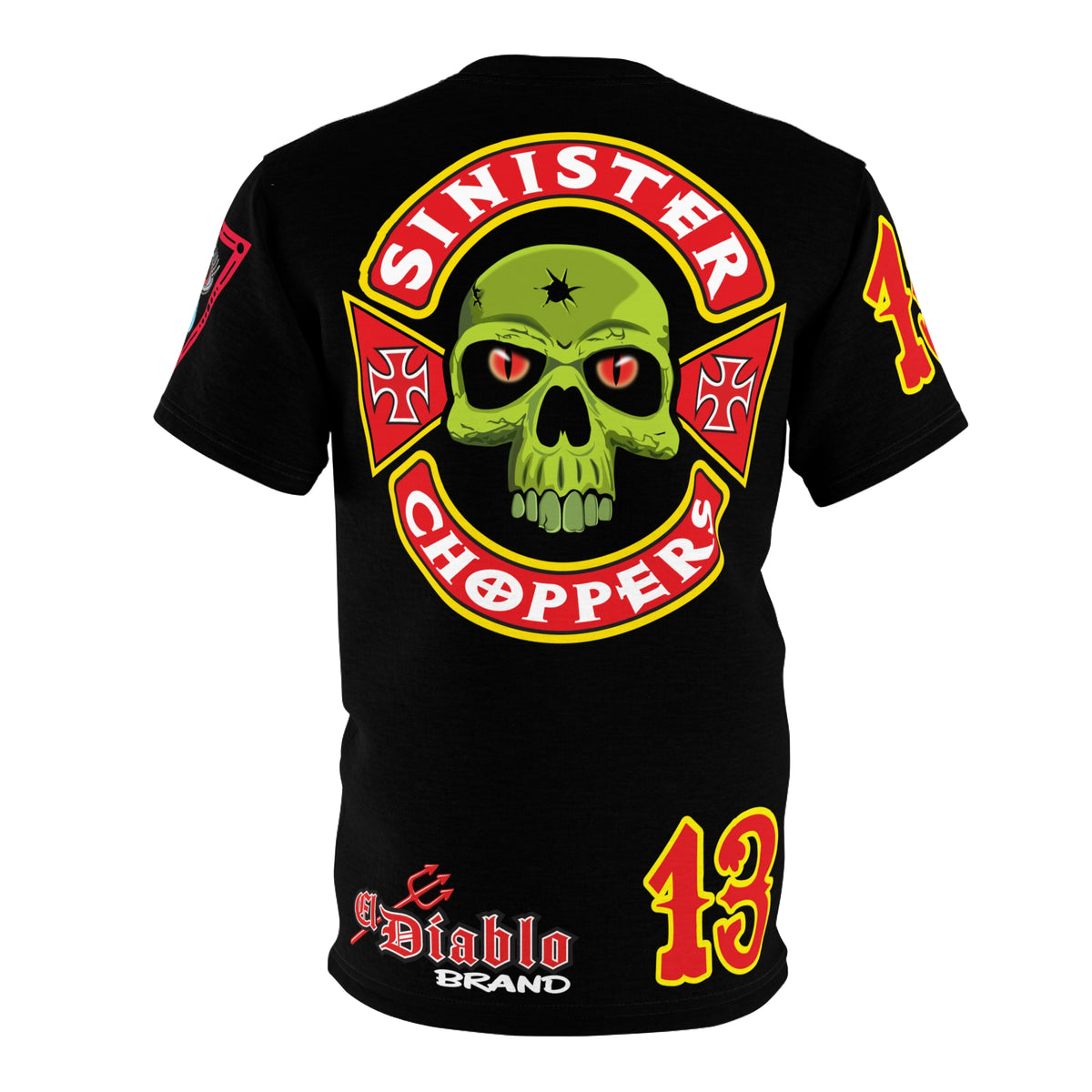 SRT Sinister Choppers  Super Tee - Clean, Beautiful, Design - Outrageous Biker Gear