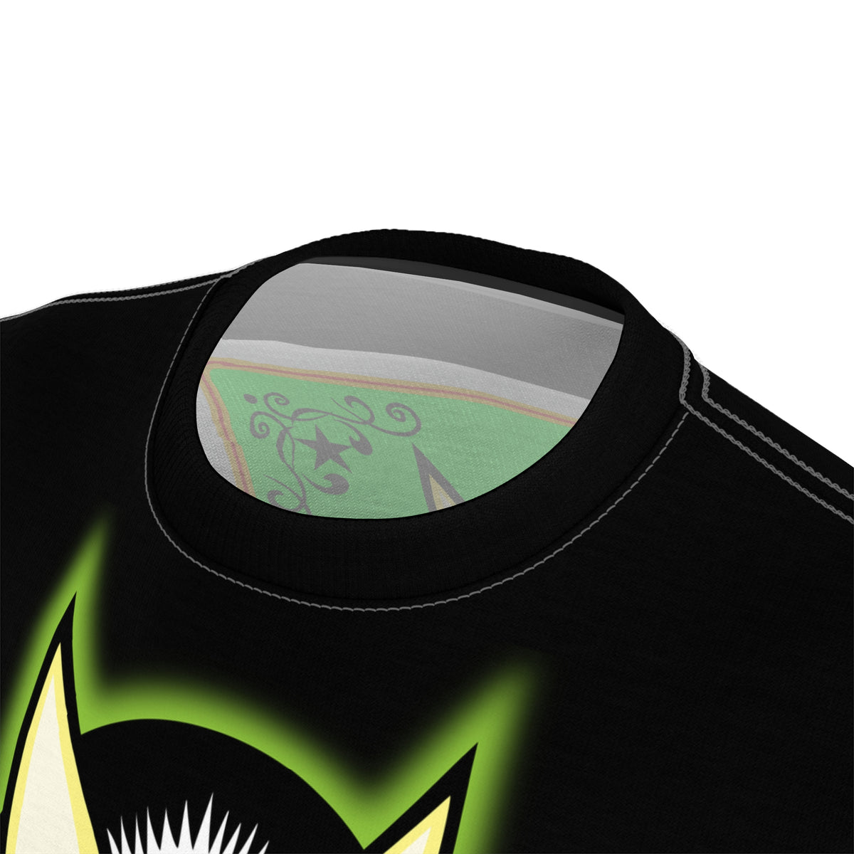 El Diablo Night Ryder HiViz Super Tee, Huge HiViz Back Graphic, See & be seen !!!