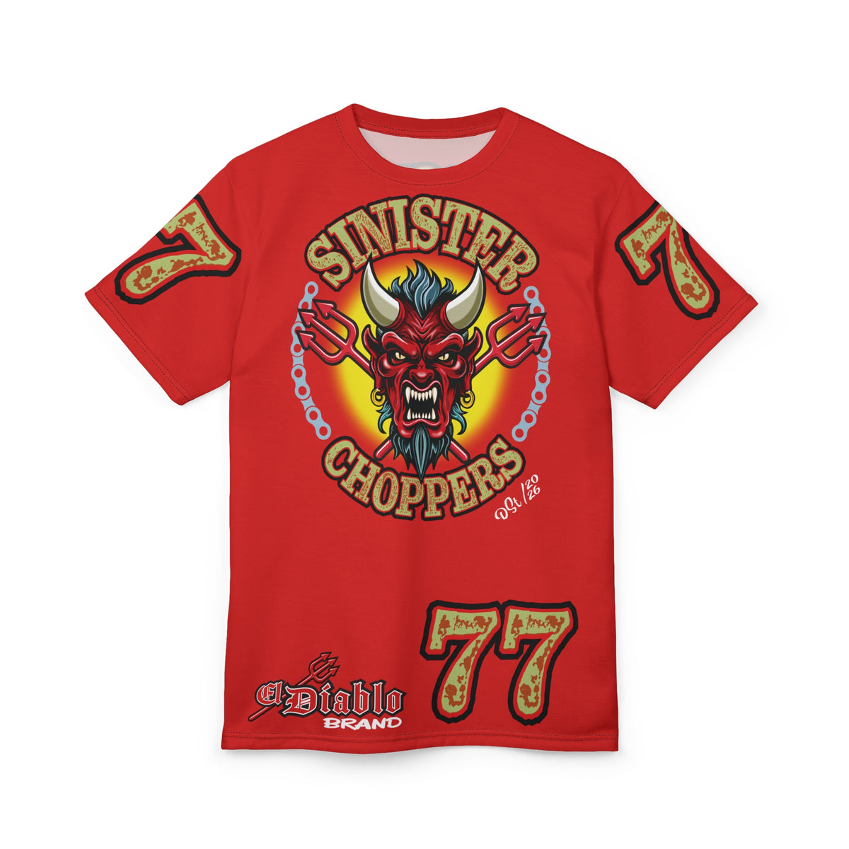 Sinister Choppers BIG D SPECIAL SUPER T— Ride Cool Look Cool in our Best Super Tee