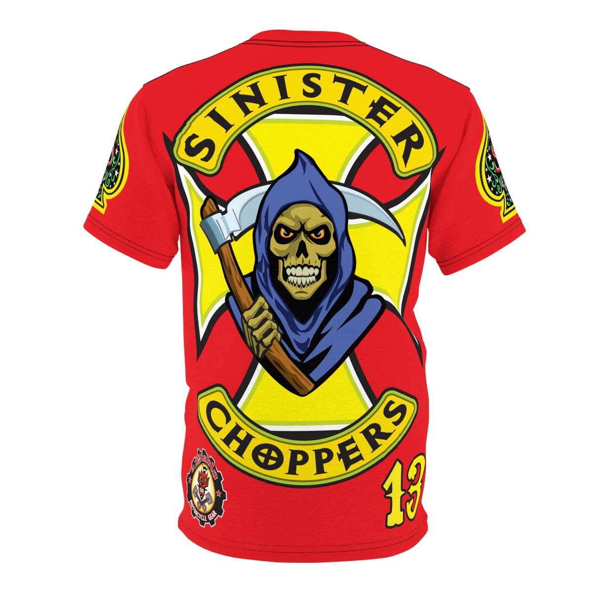 Sinister Choppers Custom Motorcycles - Reaper HiViZ Super Tee - High Performance Riding Wear