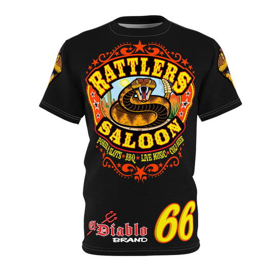 Rattlers Saloon SUPER RIDING TEE — Vintage Biker Route 66 Graphic t-Shirt
