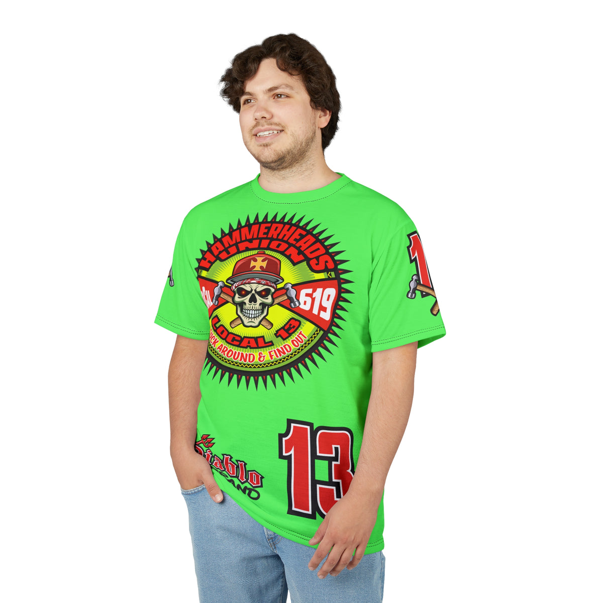 Very Special Hammerheads Union Tee — SoCal Local 519 Lumina HiViZ Graphic T-Shirt