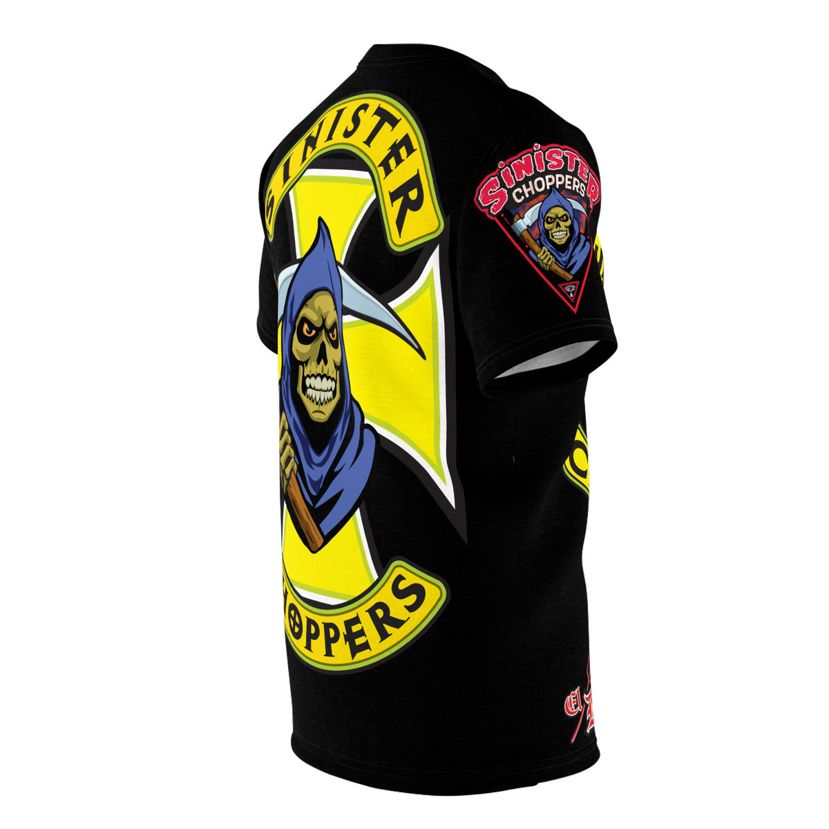 Sinister Choppers HiViz Custom Motorcycle Super Tee - High Performance Riding Wear