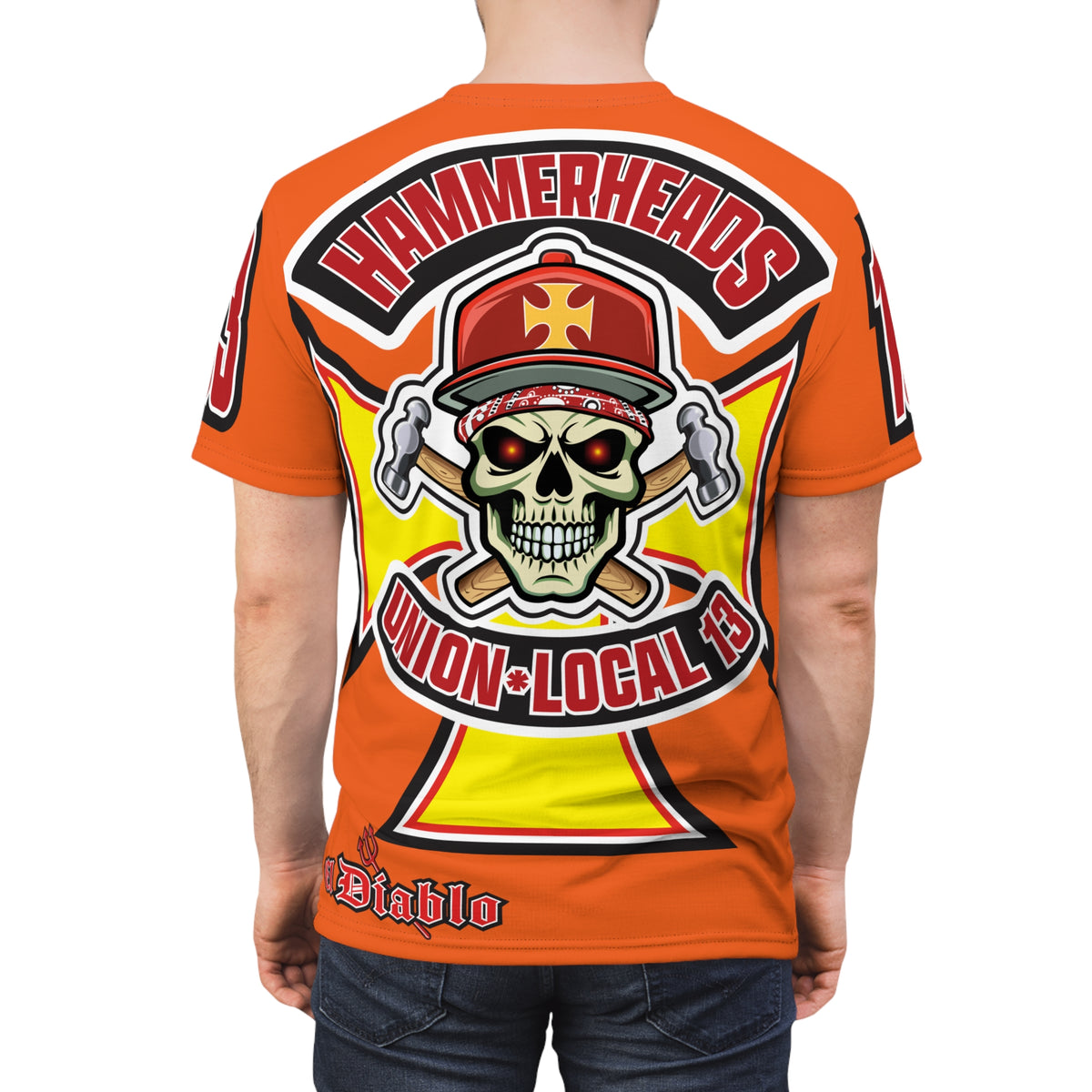 HammerHeads Union Local 13 - HiViz Unisex Riding Super Tee