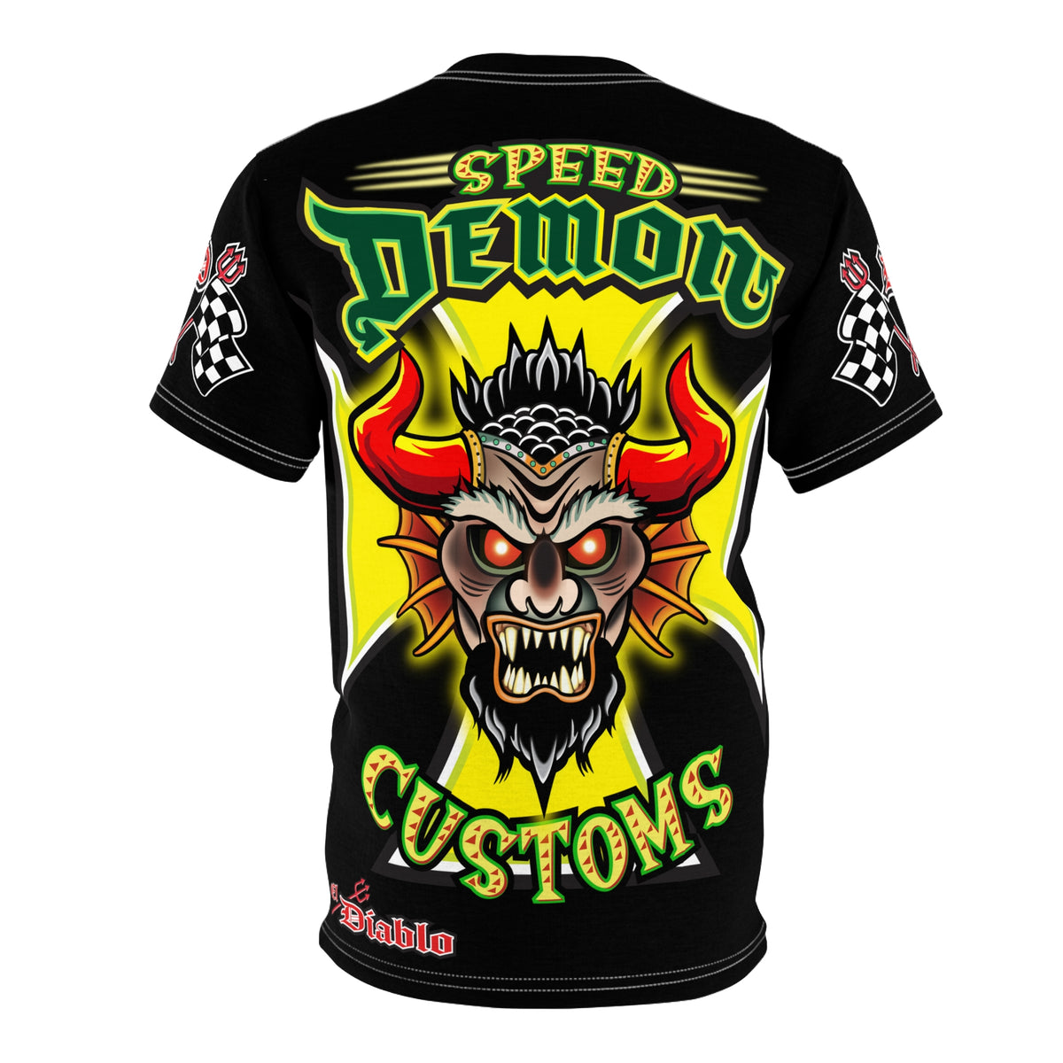Speed Demon HiViz Custom Motorcycle Super Tee