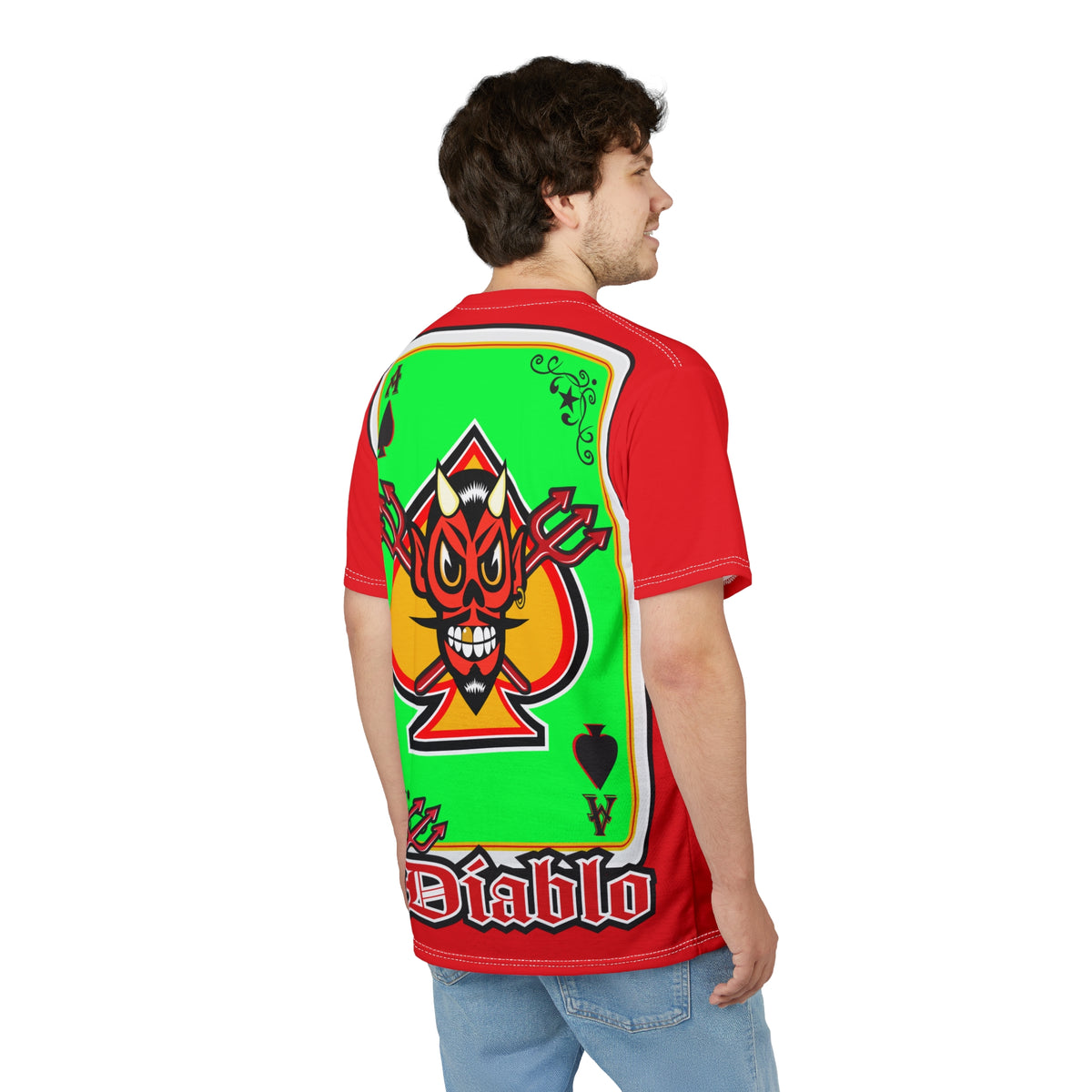 El Diablo Brand Unisex HiViz Motorcycle Riding Super Tee