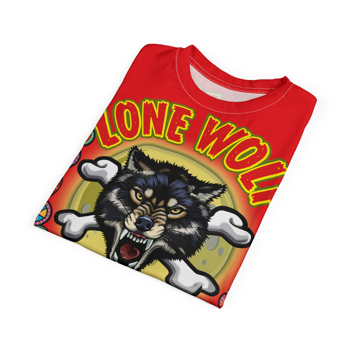 Lone Wolf Nomad HiViz Super Tee - Special Design for Independent No Club Riders