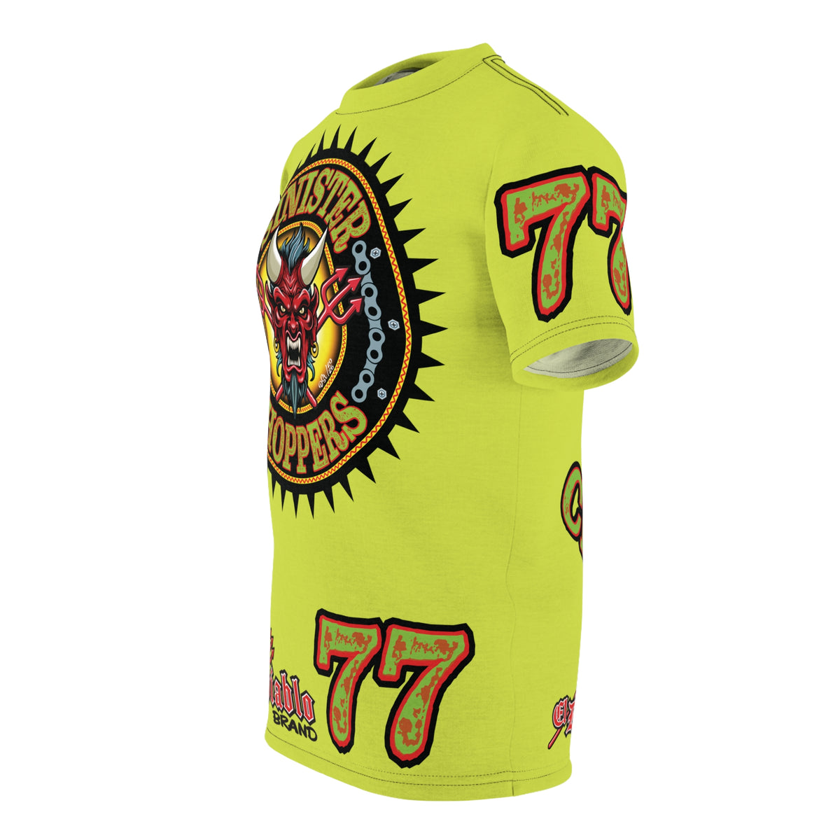 VERY Special HIVIZ Sinister Choppers MR GREEN SUPER T— Ride Cool, Look Cool in our Best Super Tee