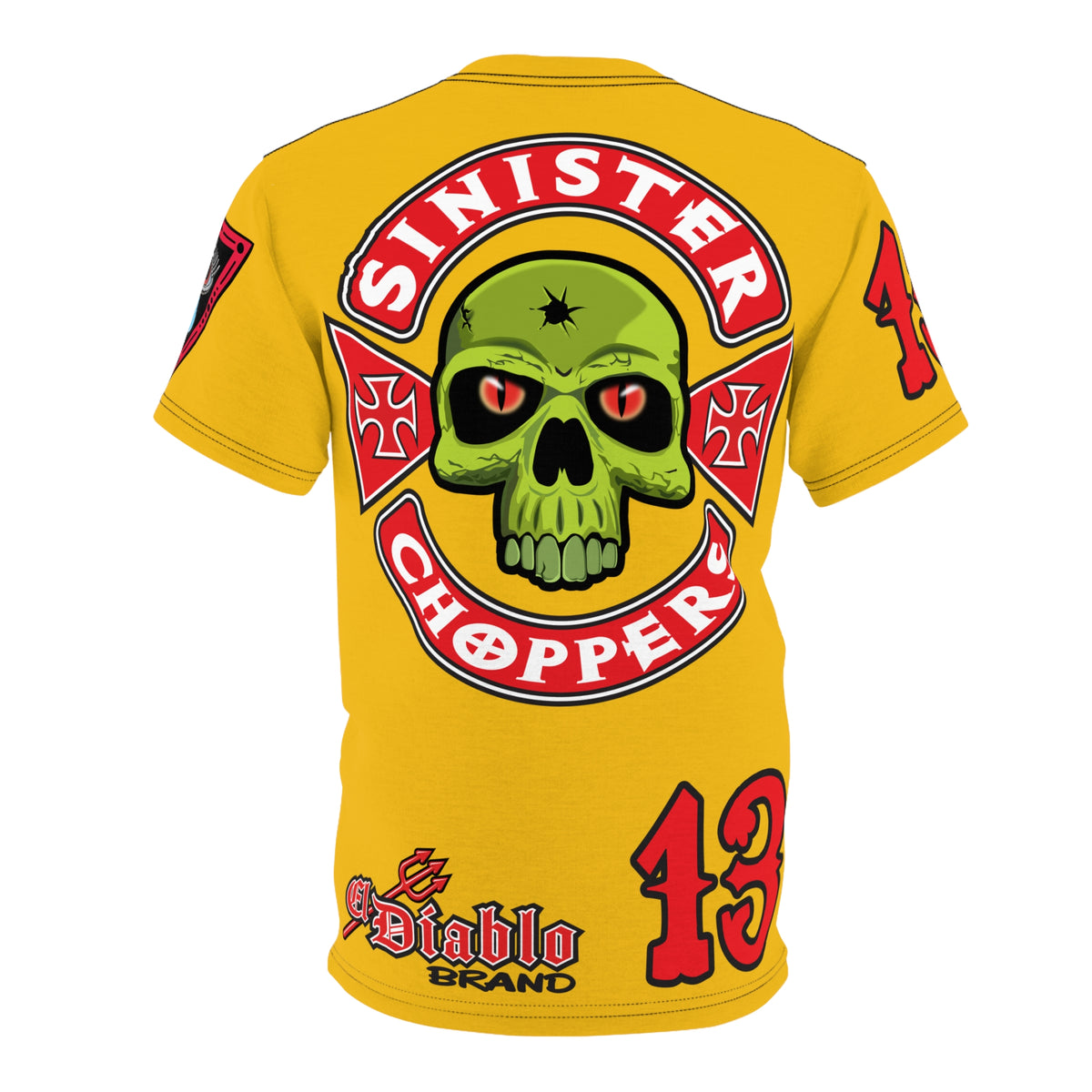 SRT Sinister Choppers  Super Tee - Clean, Beautiful, Design - Outrageous Biker Gear
