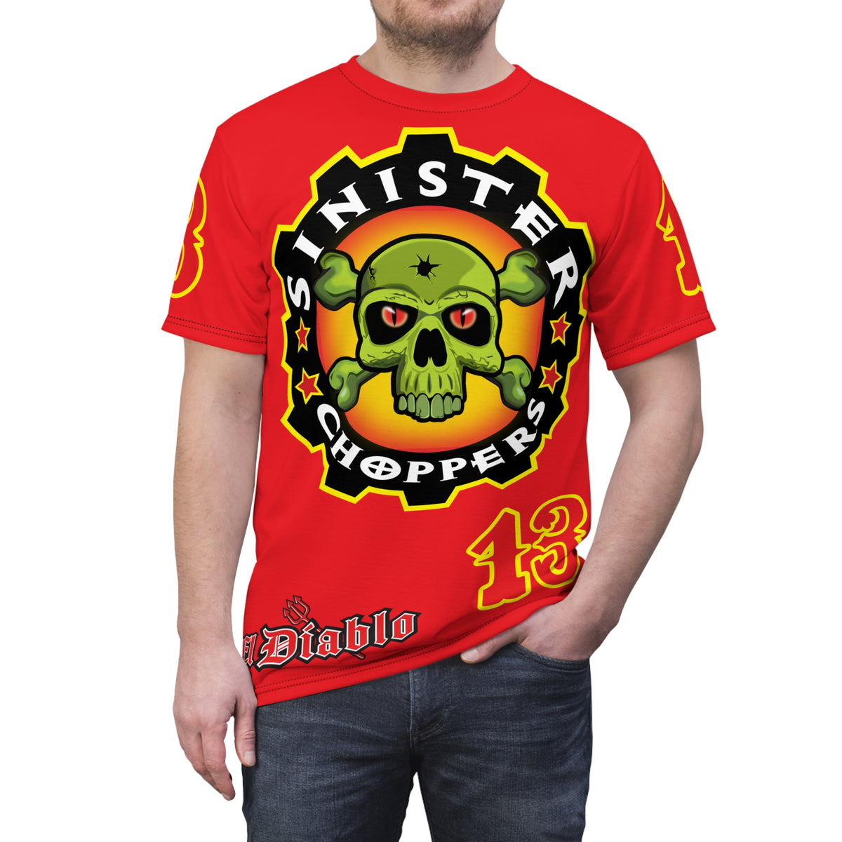Sinister Choppers - HiViZ Super Tee - Spectacular Custom Motorcycle Riding Gear
