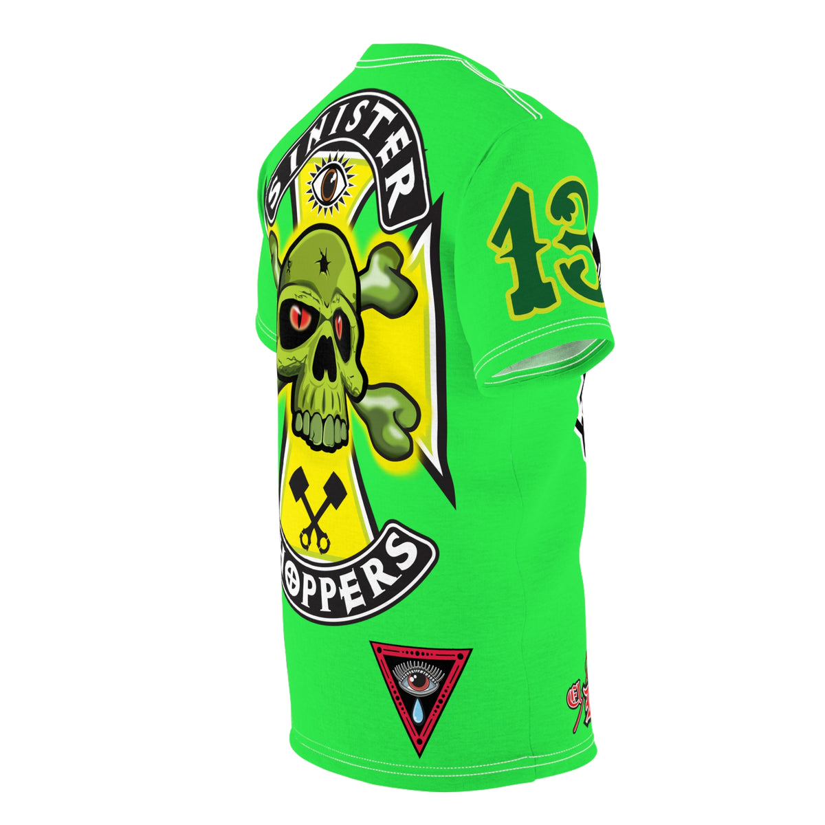 Very Special Sinister Choppers HiViz Motorcycle Riders Super Tee
