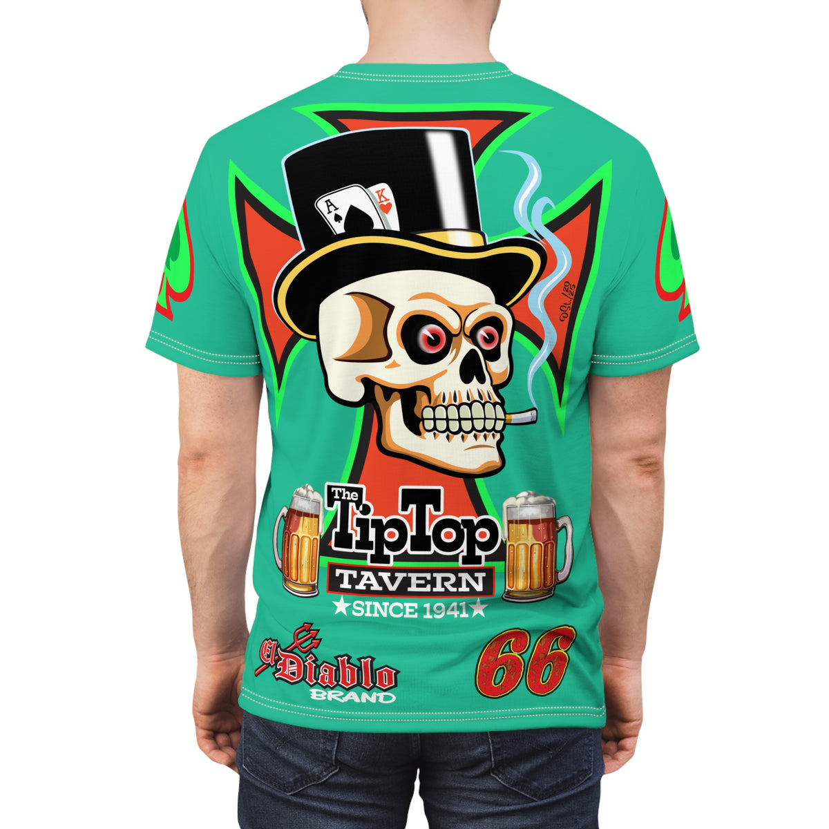 Tip Top Tavern Dive Bar Super Tee - America's Best Dive Bar, Bikes Beers Babes & Bros. - Biker Bar Tee
