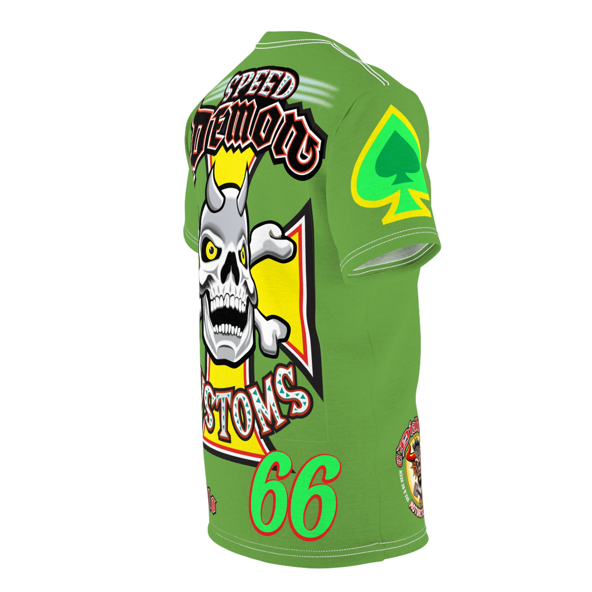 Speed Demon Customs HiViz, High Comfort & Performance Riding Tee Shirt