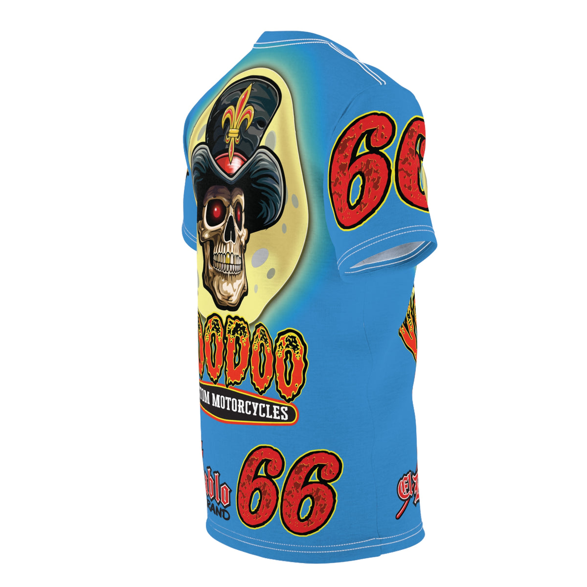 VooDoo Custom Motorcycles Route 66 Unisex Super Tee - High Performance Riding Gear