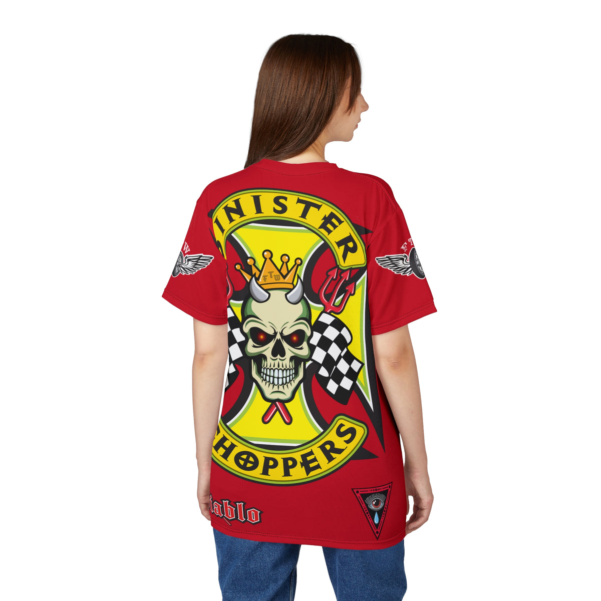 Sinister Choppers HiViz Super Tee - Custom Designed Motorcycle Riding Gear
