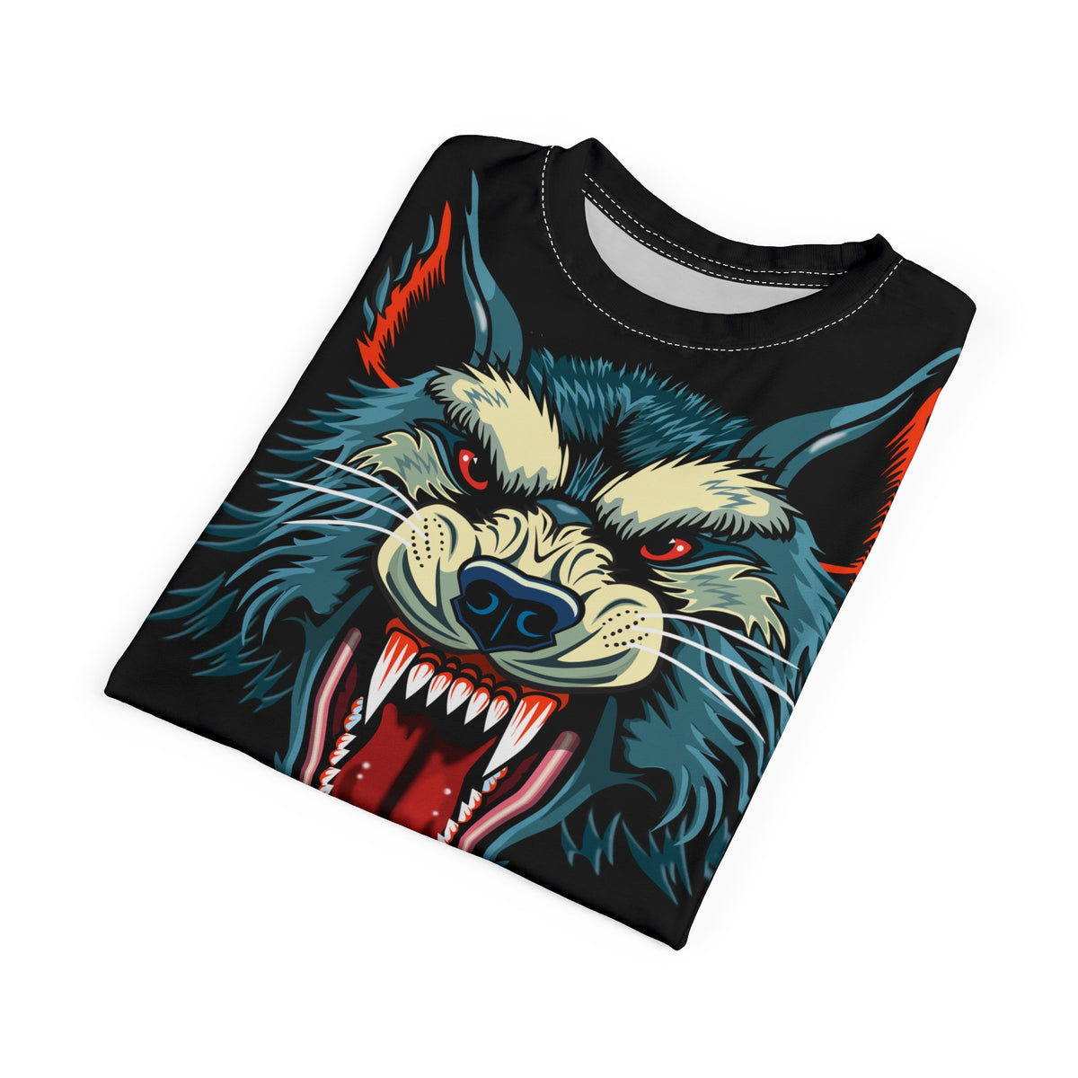 MWT Wolf Custom Motorcycles Super Tee — Viciously Cool High Performance Motorcycle Riding Shirt