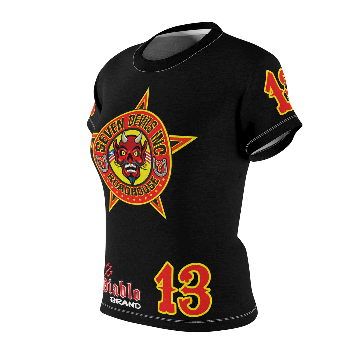 Women's Cut Seven Devils Roadhouse Graphic Tee — HiviZ Graphics