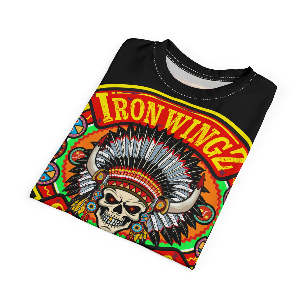 Iron Wingz Garage HiViZ Motorcycle Rider Super Tee