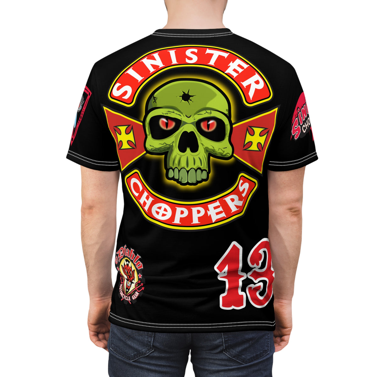Sinister Choppers HiViz Bad Attitude Super Tee