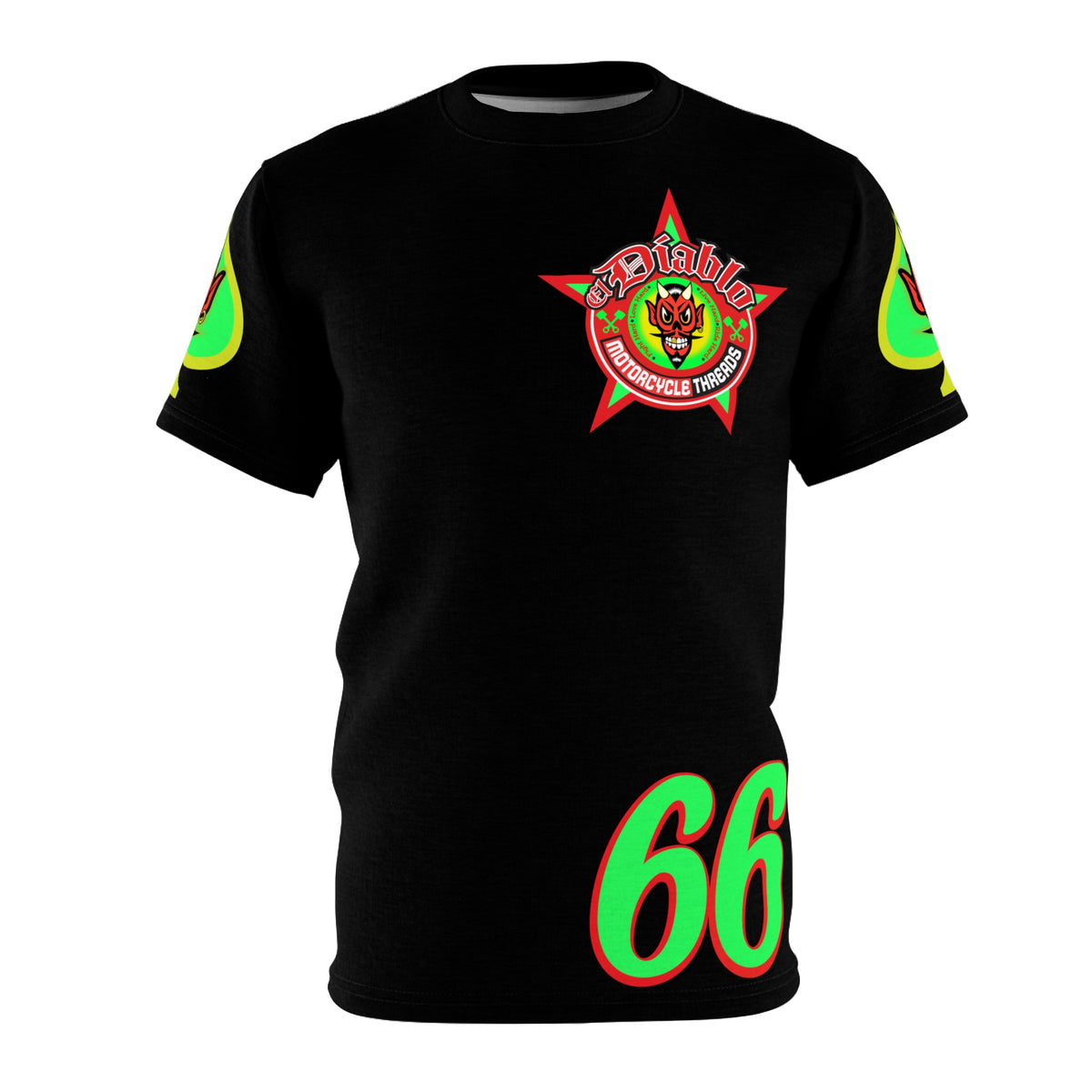 El Diablo Motorcycle Threads Unisex Super Tee - Edgy Graphic Tee for Biker Enthusiasts