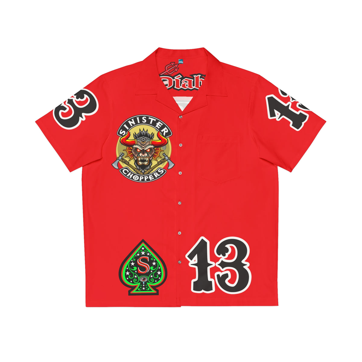 Big Bopper Men's Hawaiian Shirt - Loose, Comfortable Button Up Shirt for Easy Breezy Riding - Sizes to 5XL