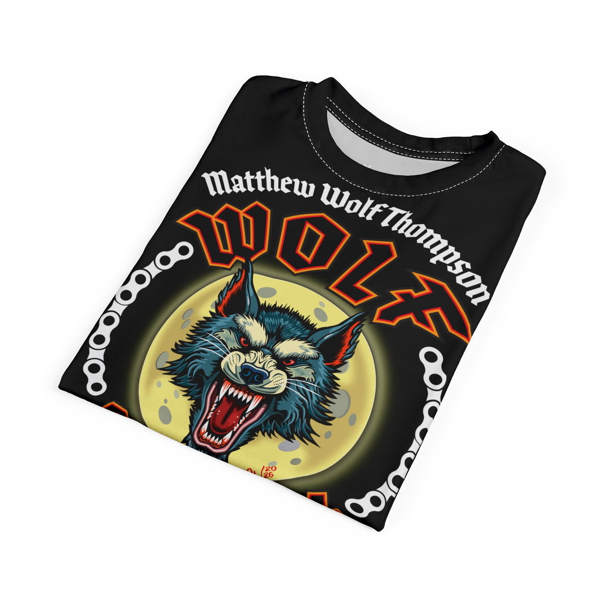 MWT Wolf Custom Motorcycles Super Tee — Viciously Cool High Performance Motorcycle Riding Shirt