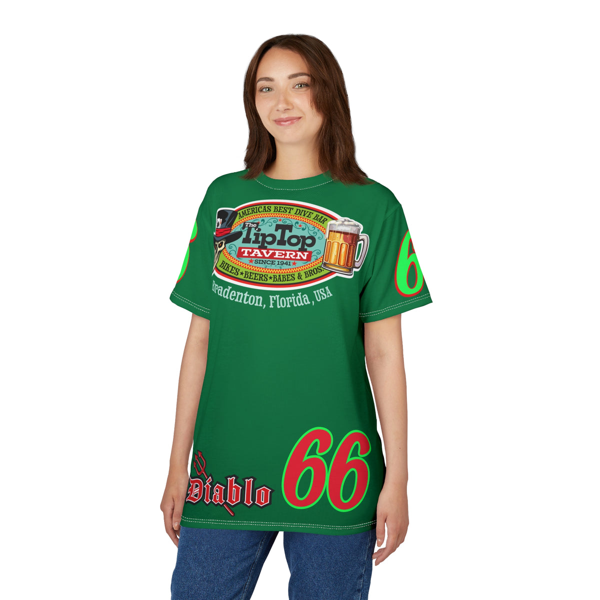 Tip Top Tavern Dive Bar Super Tee - America's Best Dive Bar - Bikes Beers Babes & Bros. -Remembering Jesse Biker Bar Tee