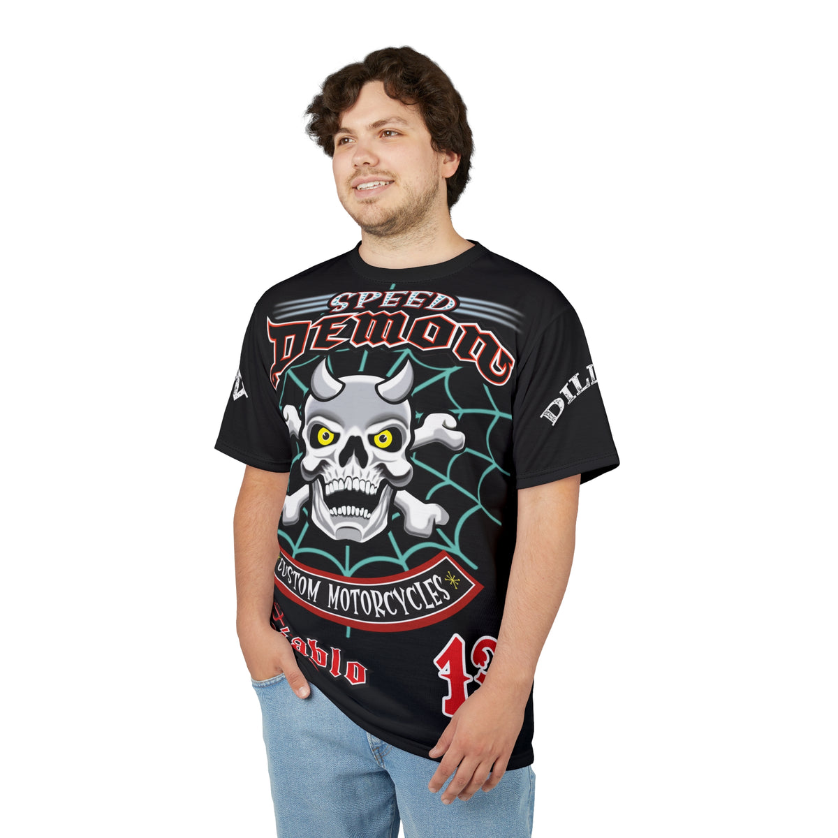 Speed Demon Customs HiViz BadAss Motorcycle Riding Super T
