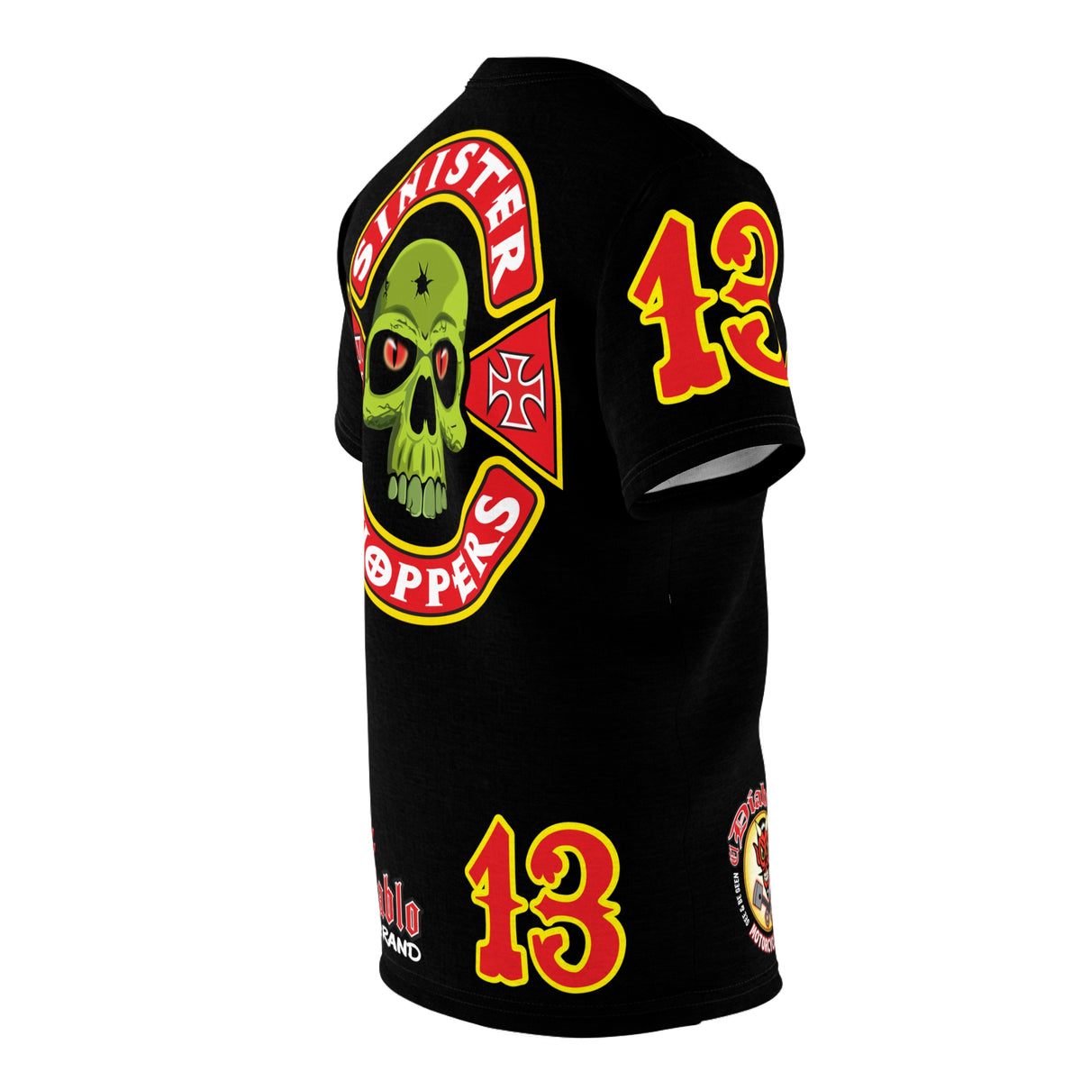 SRT Sinister Choppers  Super Tee - Clean, Beautiful, Design - Outrageous Biker Gear