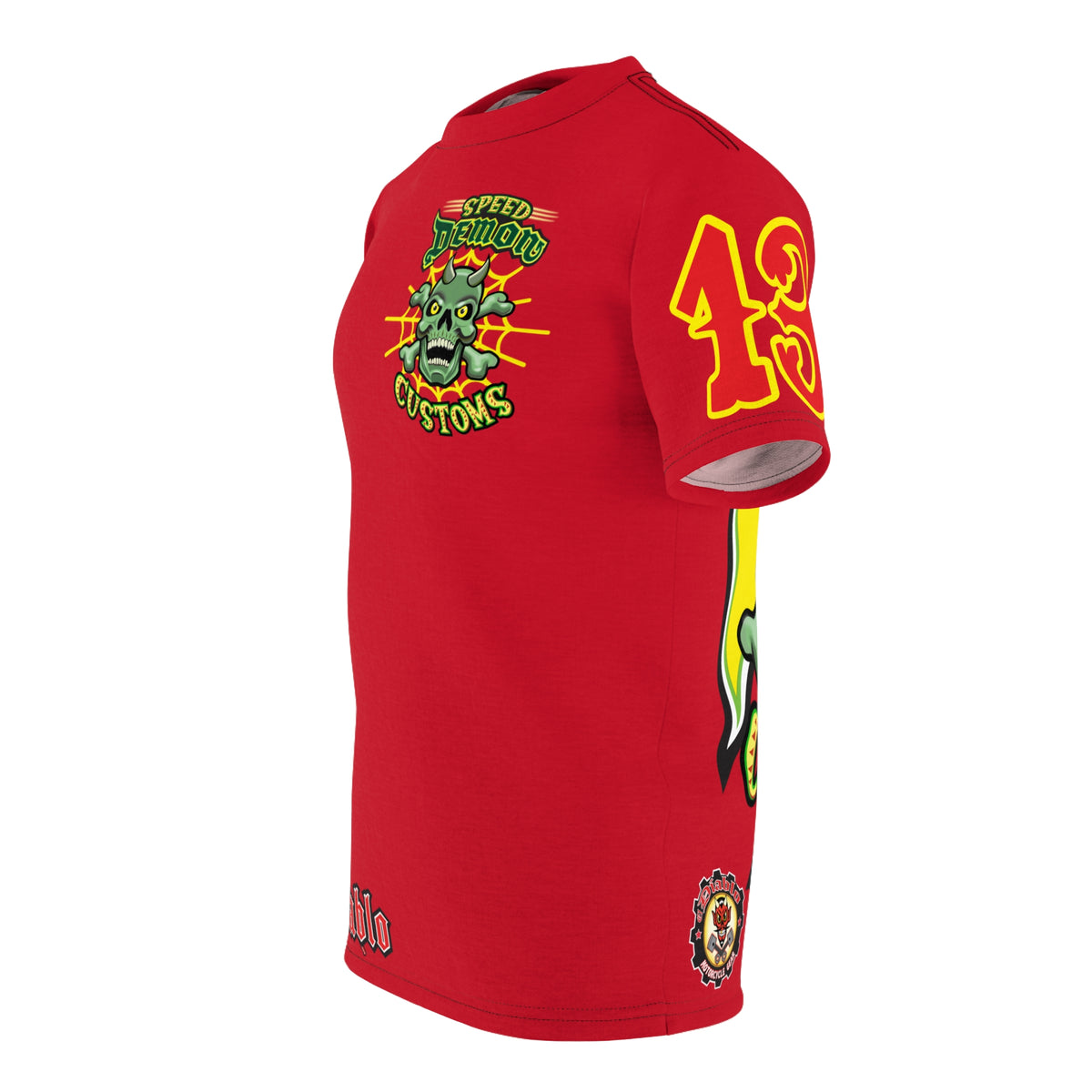 Speed Demon HiViz Unisex Cut & Sew Tee (AOP)