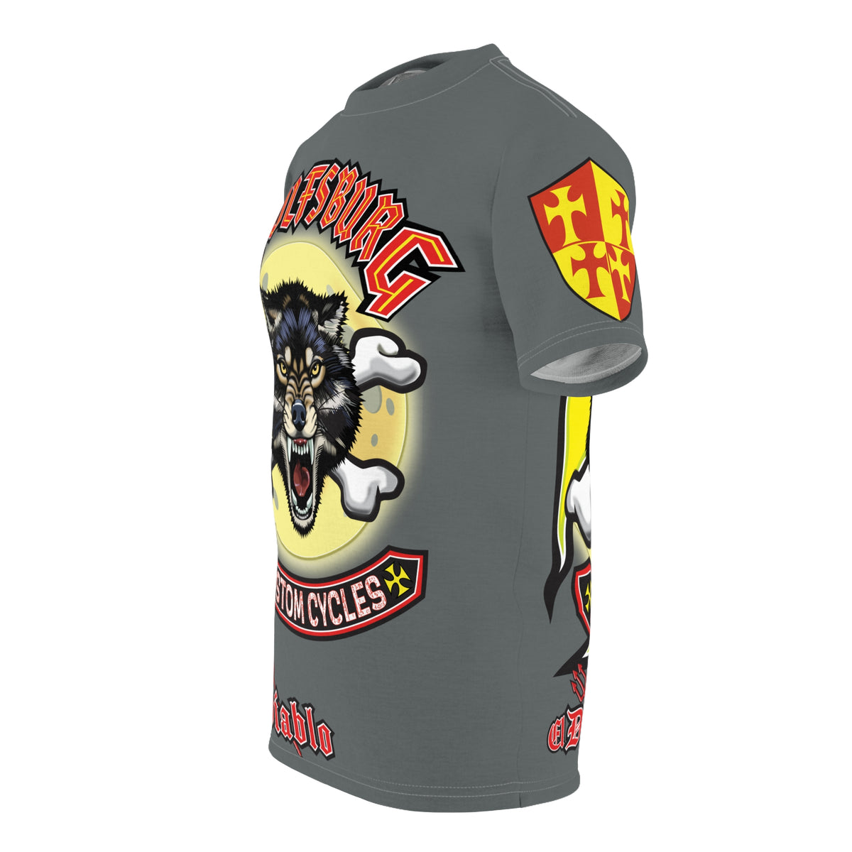 Wolfsburg Custom Cycles HiViz Super Tee - Ultimate in Riding Comfort