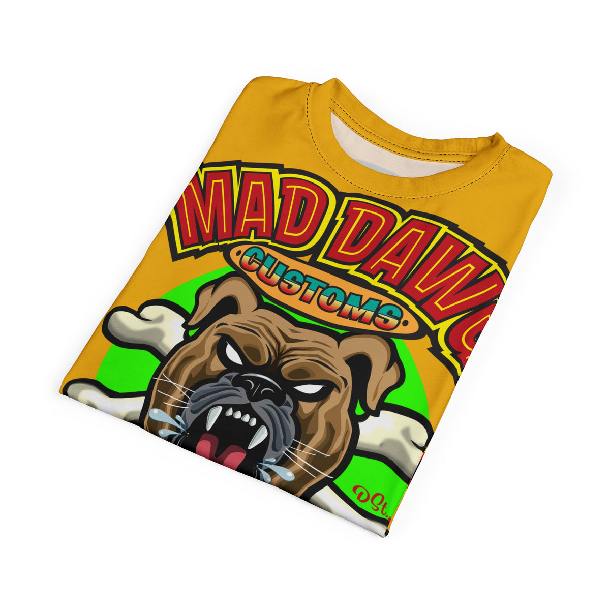 Mad Dawg Customs HiViz, High Performance Super Tee - Mad Dawgs & Bad Dawgs must have Riding Super Tee