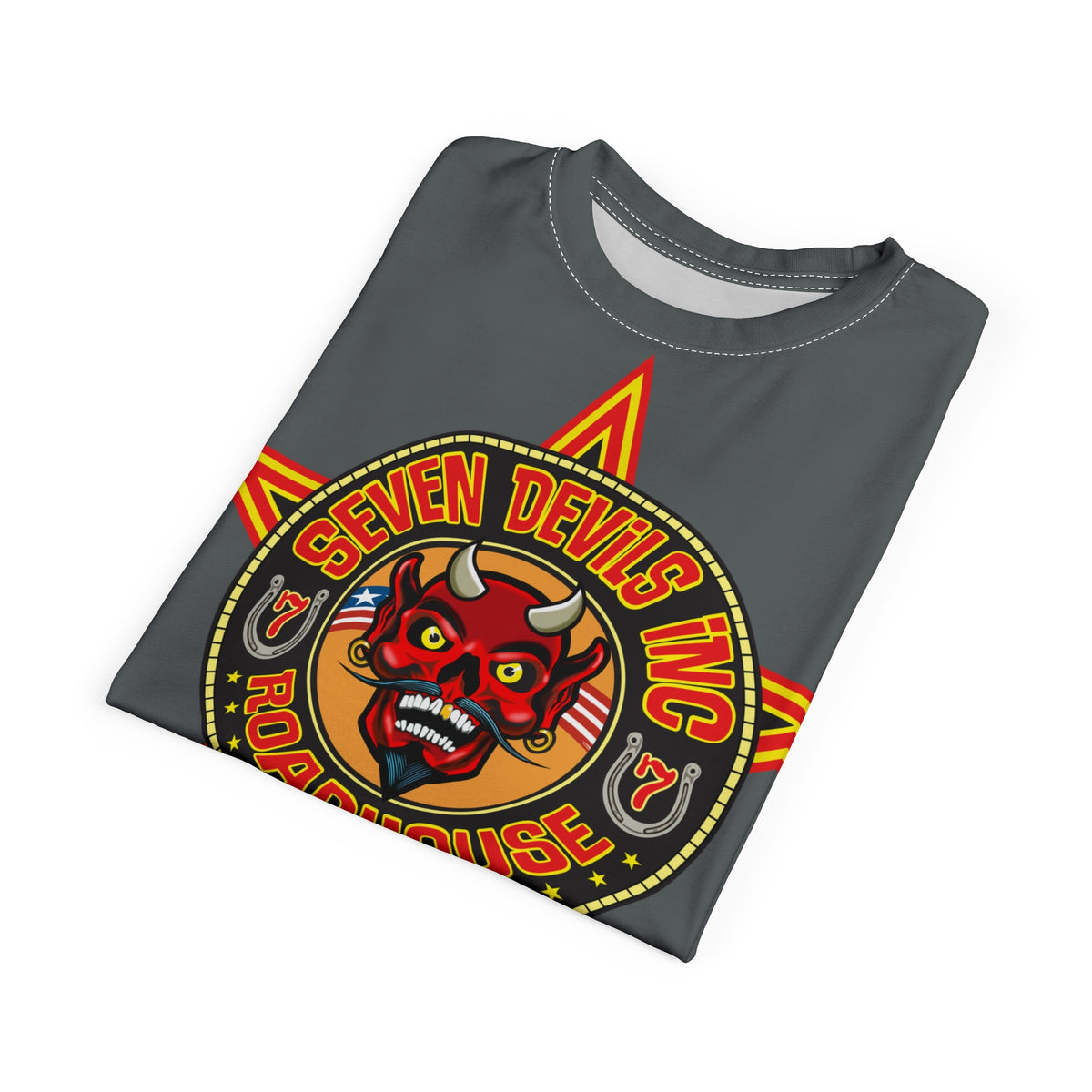 Seven Devils Inc. Roadhouse Graphic Tee - Motorcycle Custom Riding Super Tee