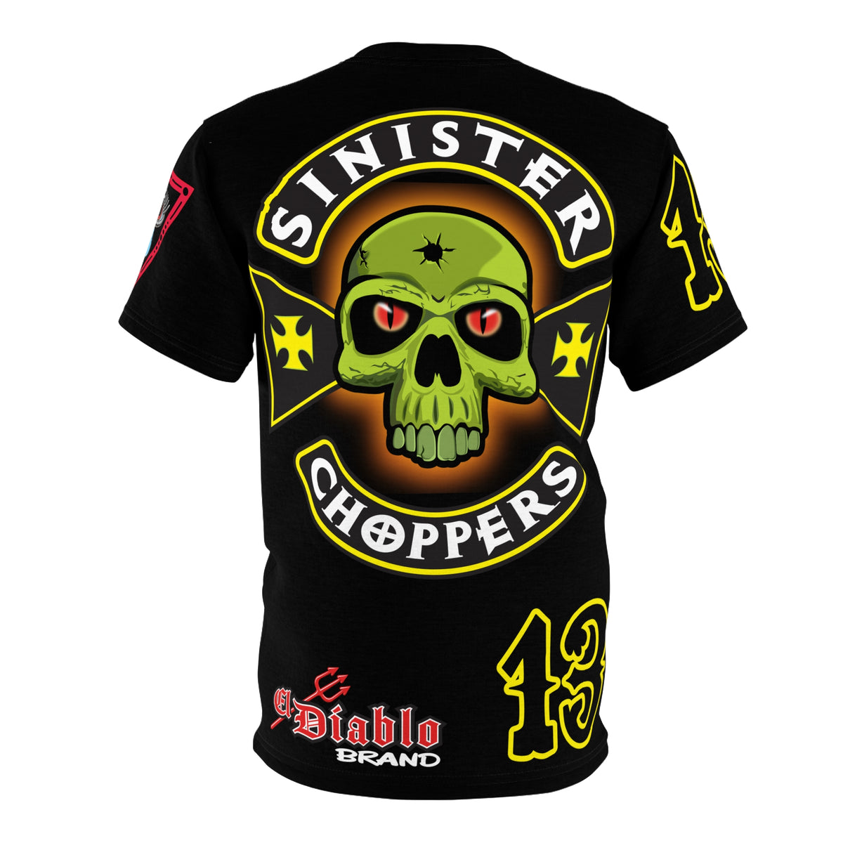 SRT Sinister Choppers  Super Riding Tee - Clean, Beautiful, Design - Outrageous Biker Gear