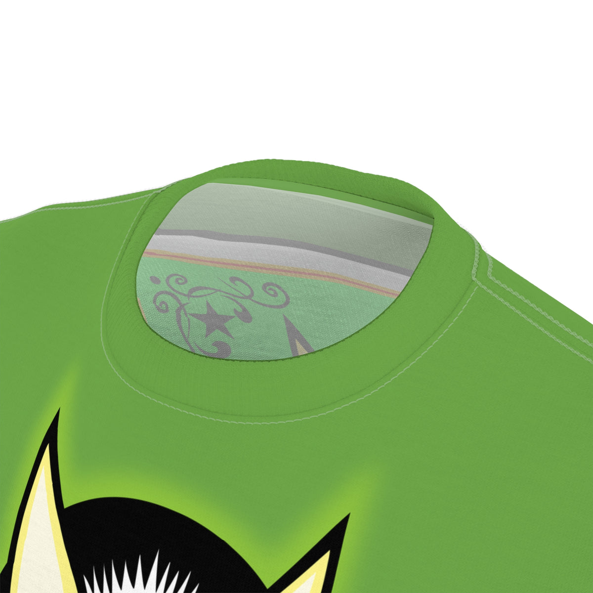 El Diablo Big D HiViz Super Tee, Huge HiViz Back Ace Graphic, See & be seen !!!