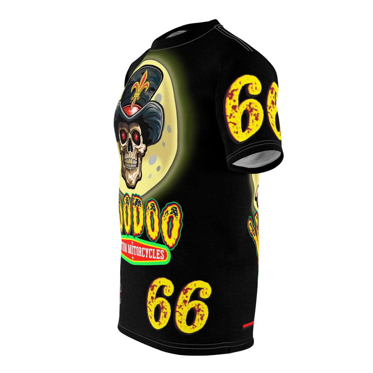 Voodoo Nightmare 66  Ultimate Motorcycle HiViz Super Tee, XLGraphics , Custom Riding Apparel