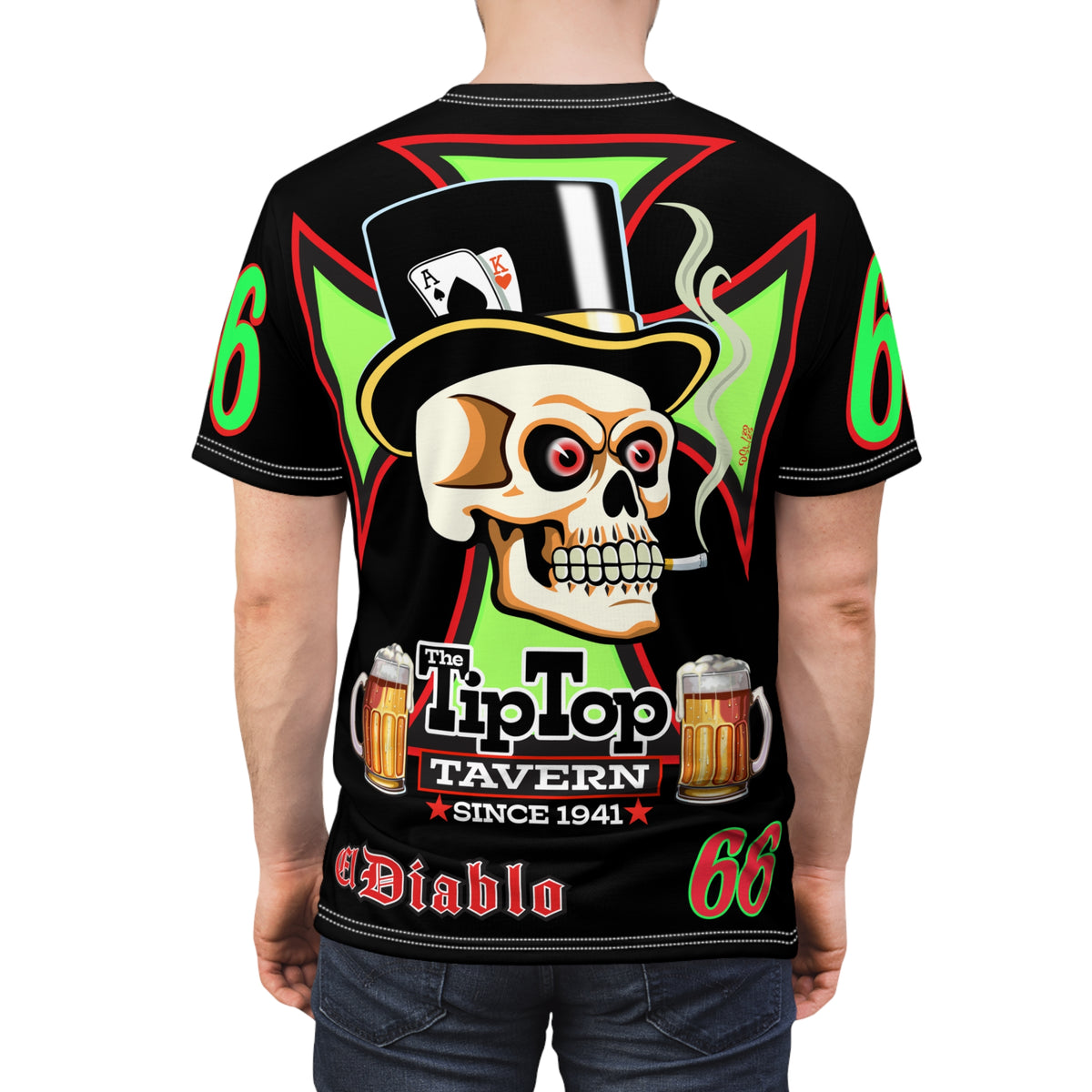 Tip Top Tavern Dive Bar Super Tee - America's Best Dive Bar - Bikes Beers Babes & Bros. - Biker Bar Tee