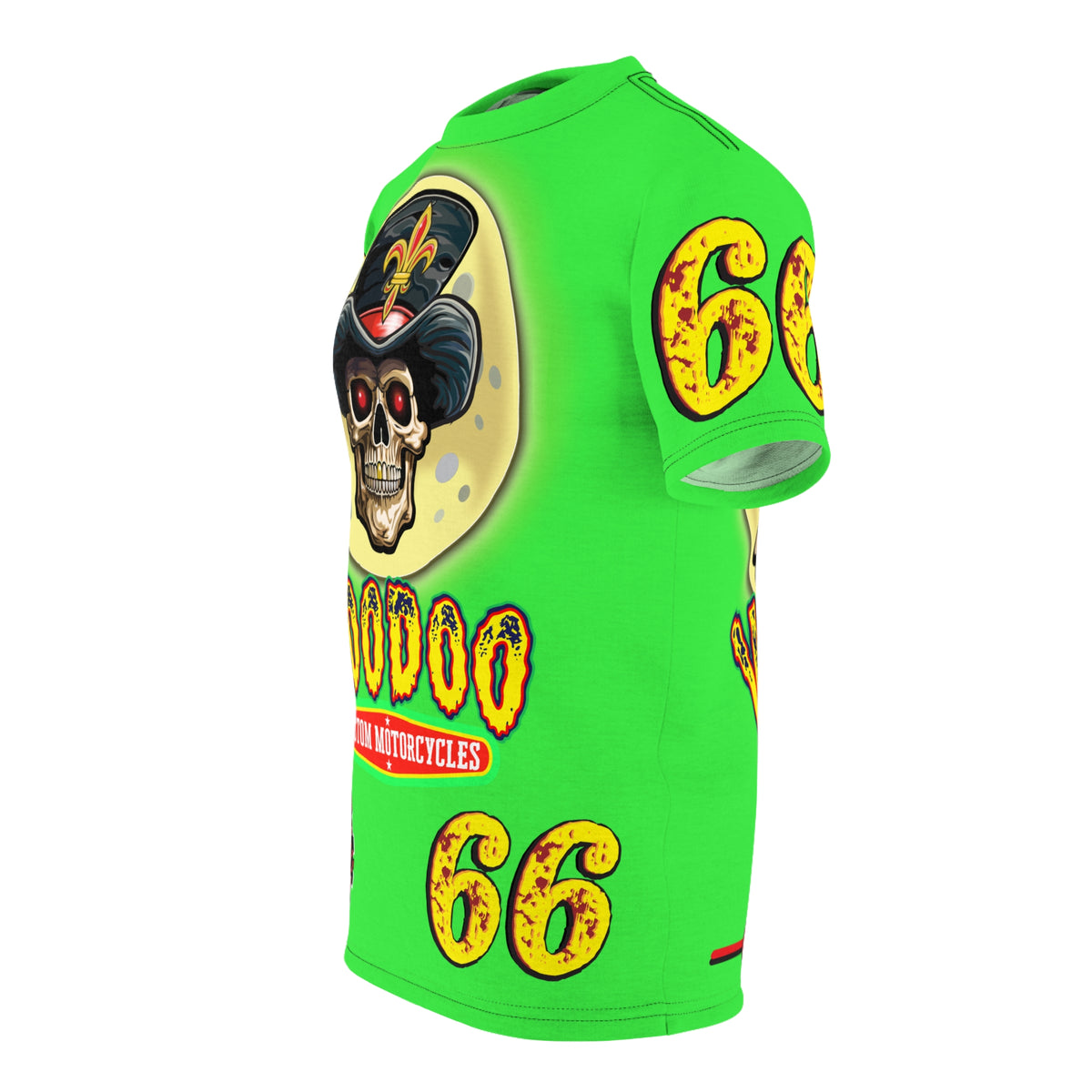 Voodoo Nightmare 66  Ultimate Motorcycle HiViz Super Tee, XLGraphics , Custom Riding Apparel
