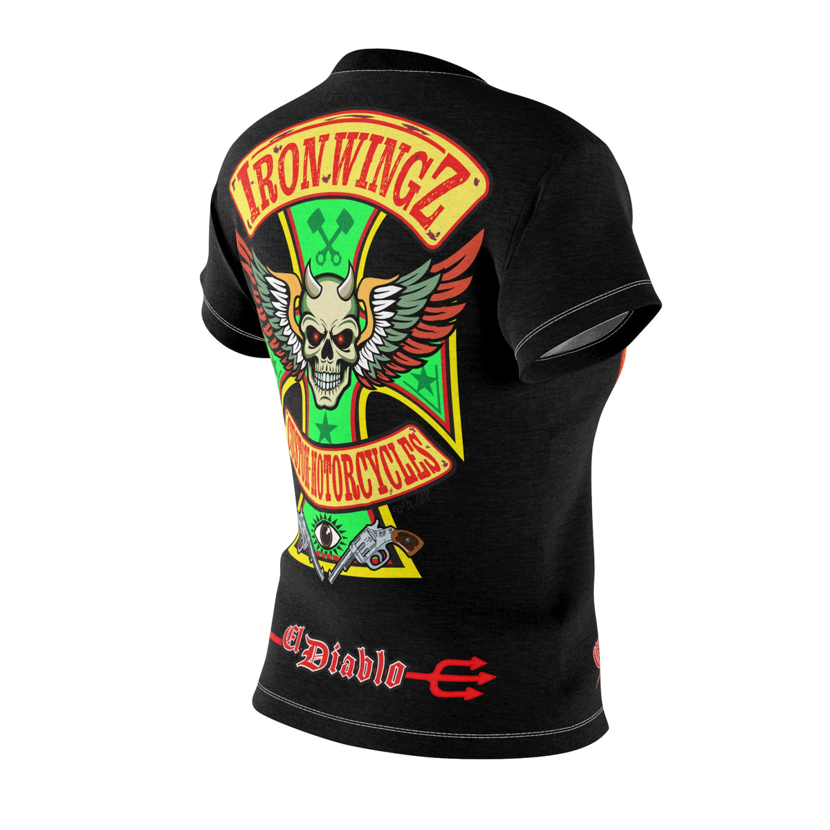 Women's Cut IronWingZ Custom Motorcycles Graphic Tee — HiviZ Graphics
