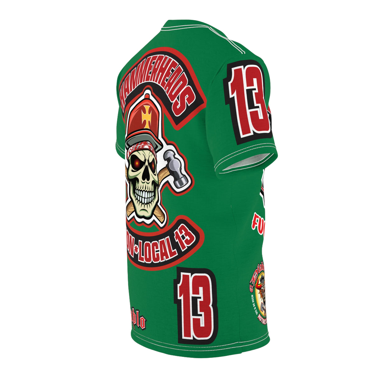 Hammerheads Union Local 13 - Special Wicking Material for Cool Riding Comfort
