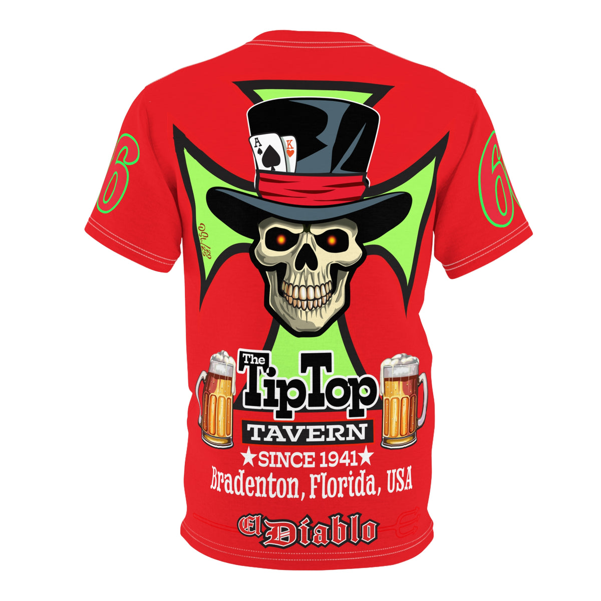 Tip Top Tavern Dive Bar Super Tee (*Limited Edition) - America's Best Dive Bar, Bikes Beers Babes & Bros. - Honouring Biker Bar Tee