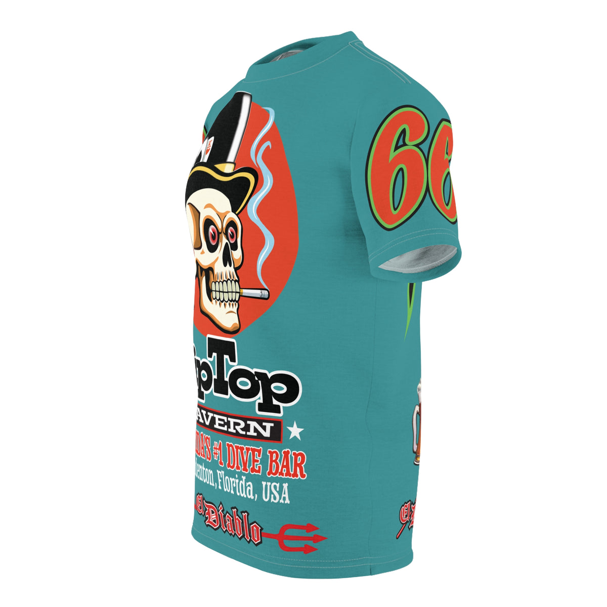 Tip Top Tavern Dive Bar Super Riding Tee - America's Best Dive Bar, Bikes, Beers, Babes & Bros. - Biker Bar Tee