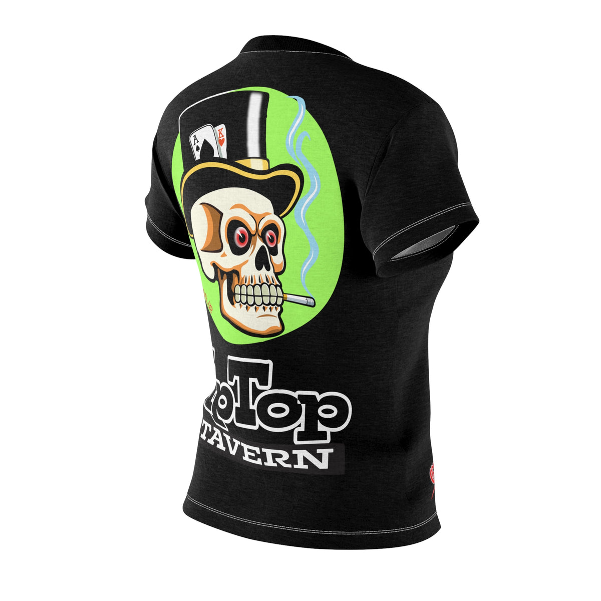 Women's Cut Tip Top Tavern Graphic Tee — Dive Bar Logo