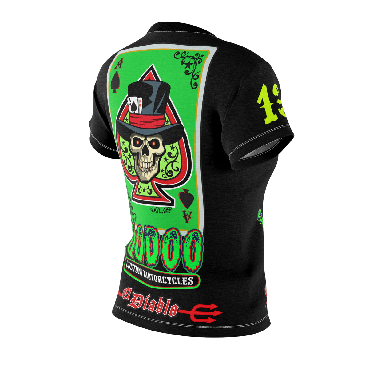 Women's Cut VooDoo Custom Motorcycles Graphic Tee — HiviZ Graphics