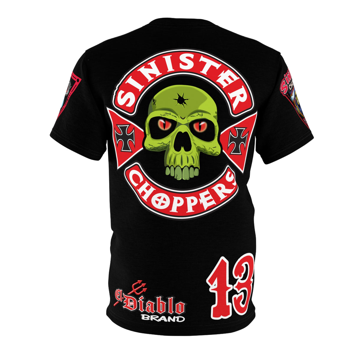 SRT Sinister Choppers  Super Tee - Clean, Beautiful, Design - Outrageous Biker Gear
