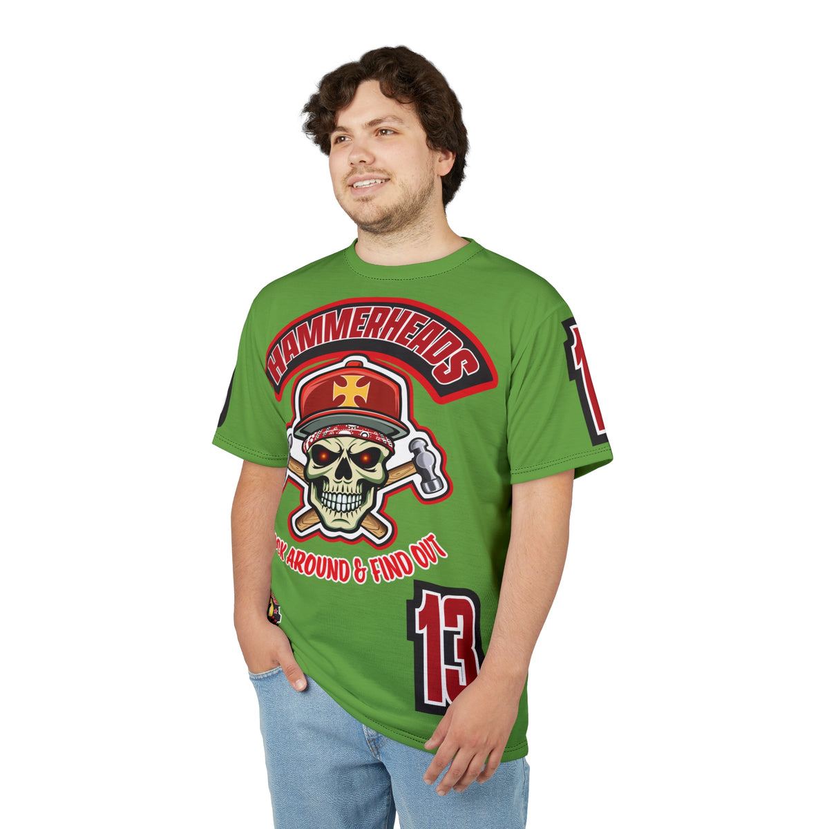 Hammerheads Union Local 13 FAFO Hardcore Biker Super Tee